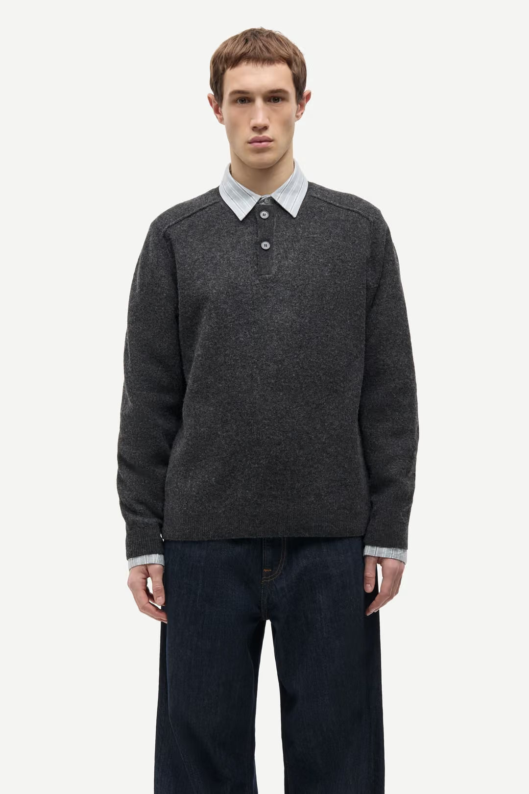 SARICK SWEATER | Dark Gray Mel