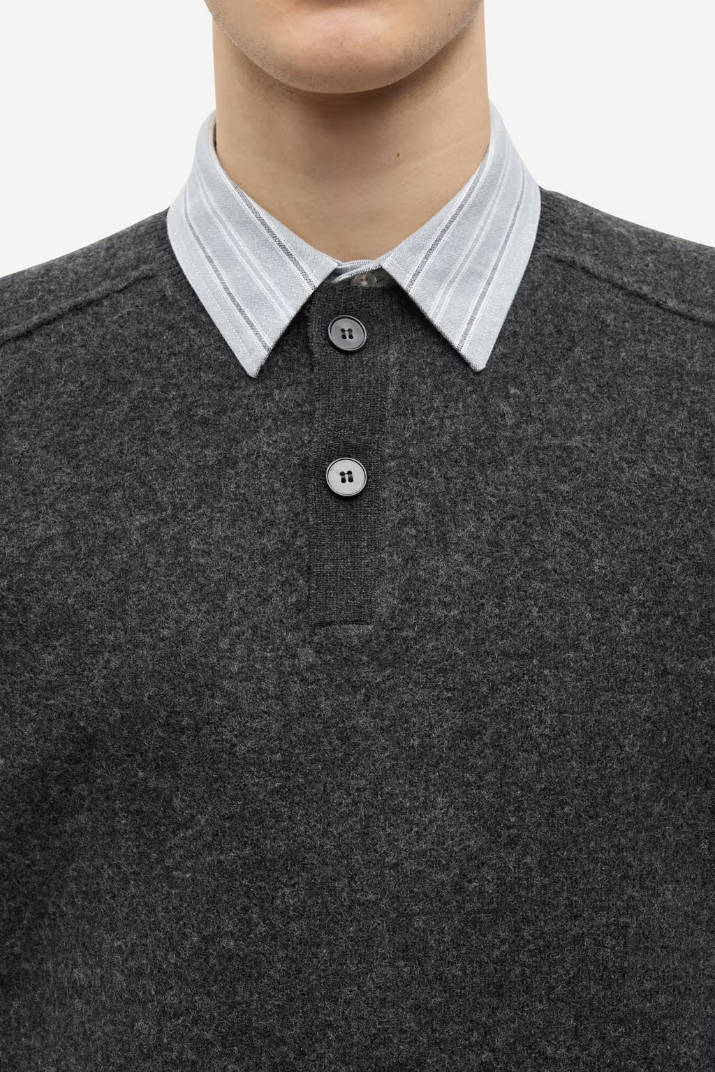 SARICK SWEATER | Dark Gray Mel