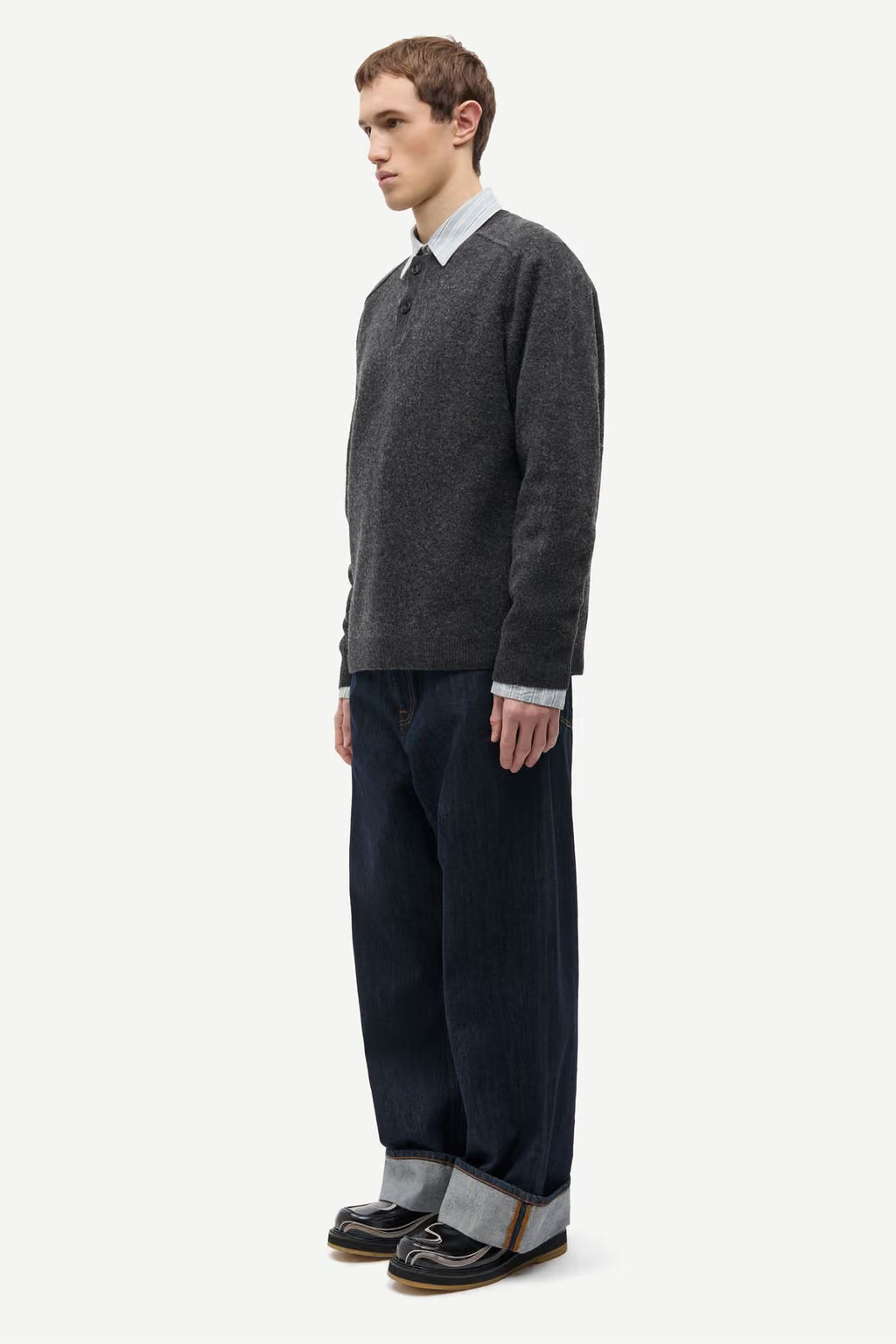 SARICK SWEATER | Dark Gray Mel