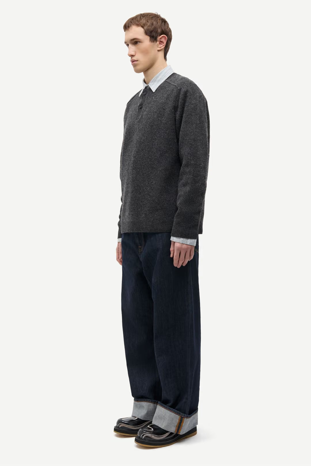 SARICK SWEATER | Dark Gray Mel