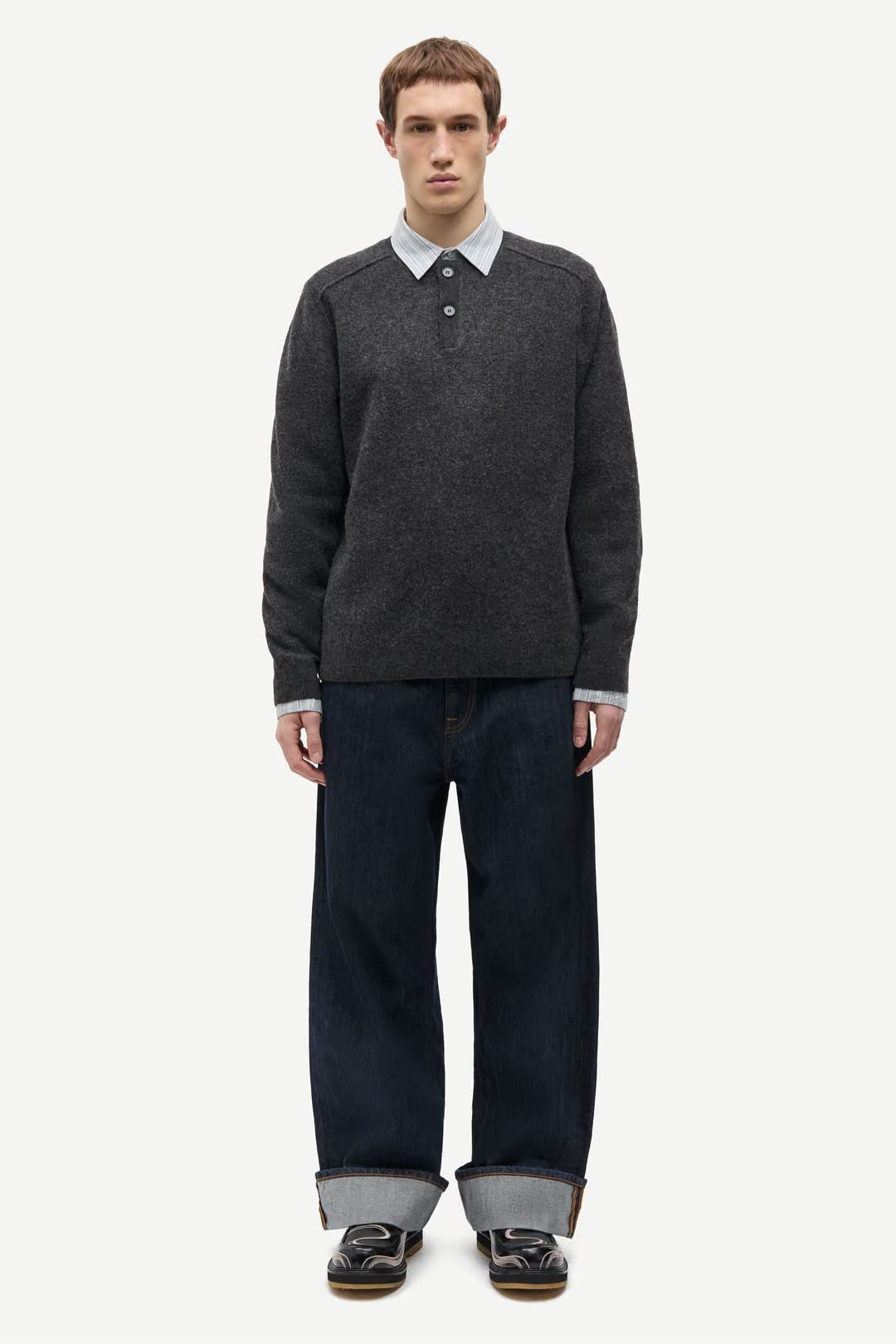 SARICK SWEATER | Dark Gray Mel