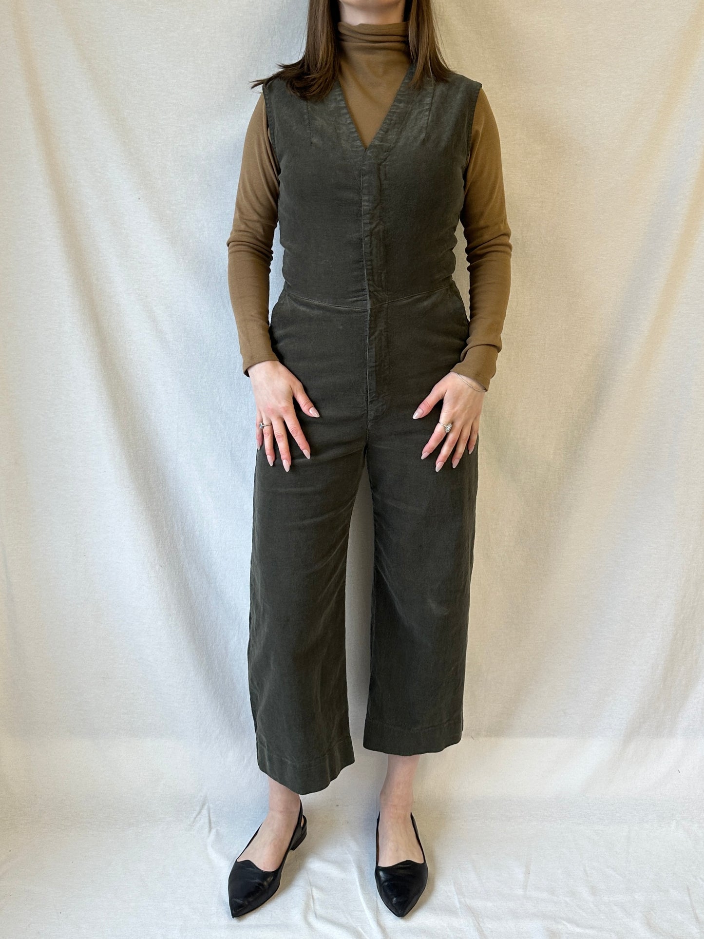 Fine Again Jumpsuit | Dark Olive