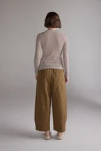 Pleated Volume Pants | Curry