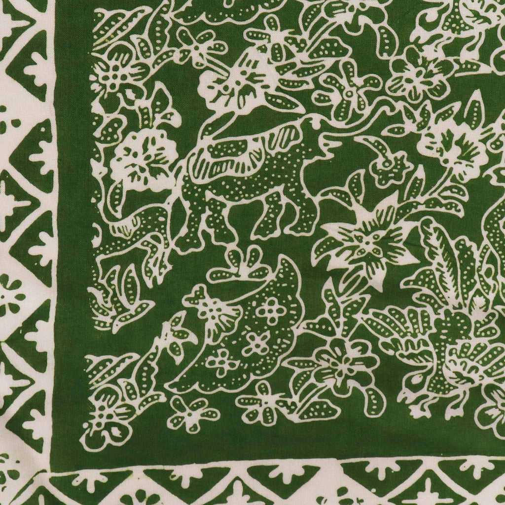 Hand Dyed Batik | Green Serenity