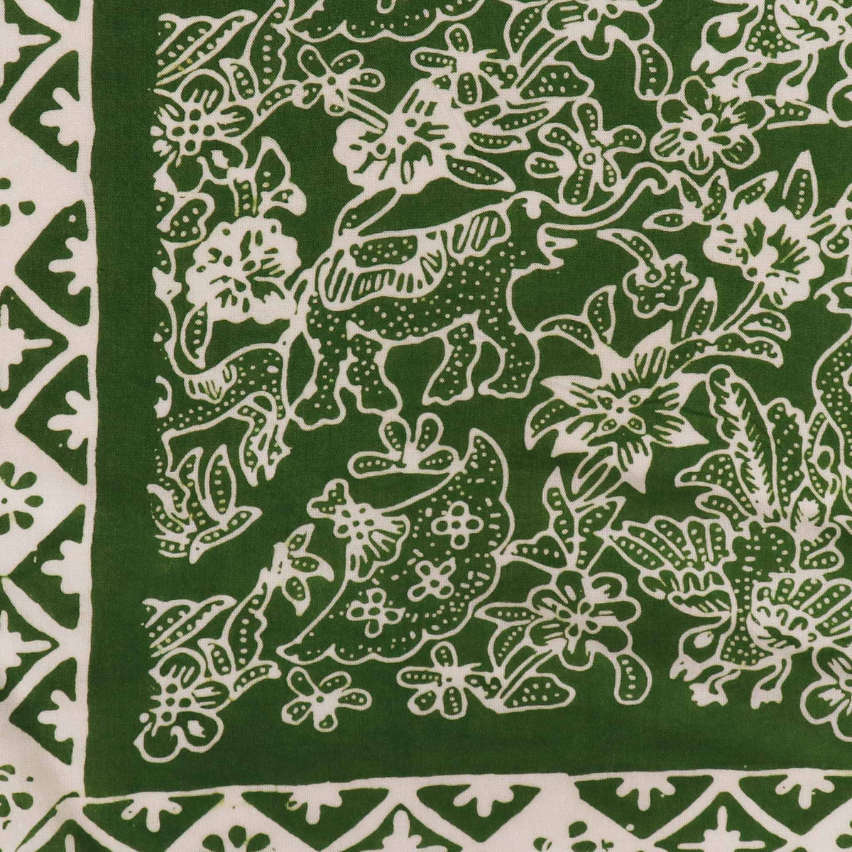 Hand Dyed Batik | Green Serenity