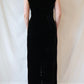 Sakalani Dress | Black Velvet