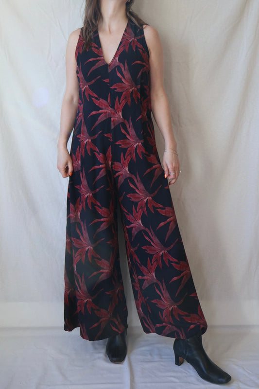 One and Done Jumpsuit | Palm Print