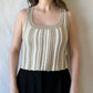 Odessa Tank | Taupe + Cream