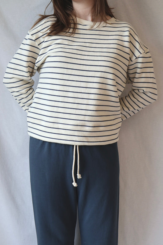 Tyler Crewneck Sweatshirt | Night Stripe