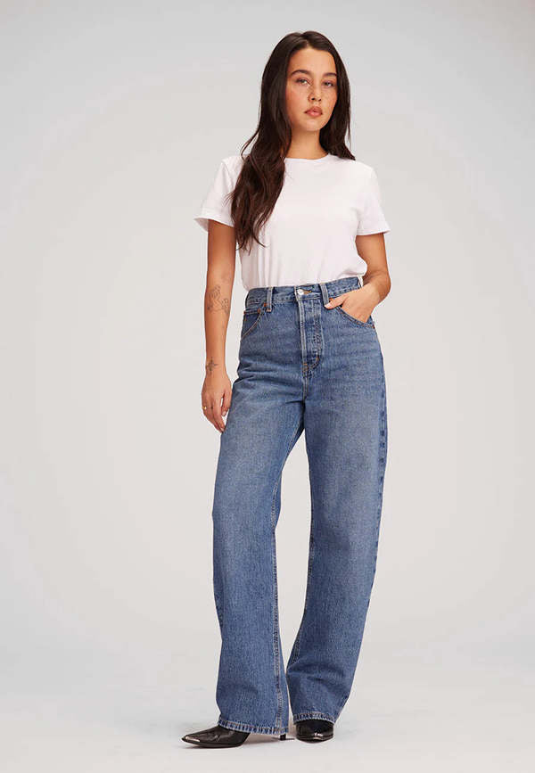 Jett High Rise Arched Leg | Gold Rush