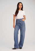 Jett High Rise Arched Leg | Gold Rush