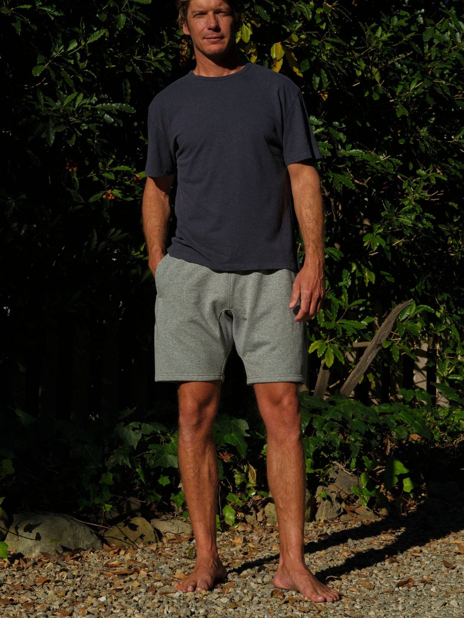 Gusset Sweatshorts | Heather Gray