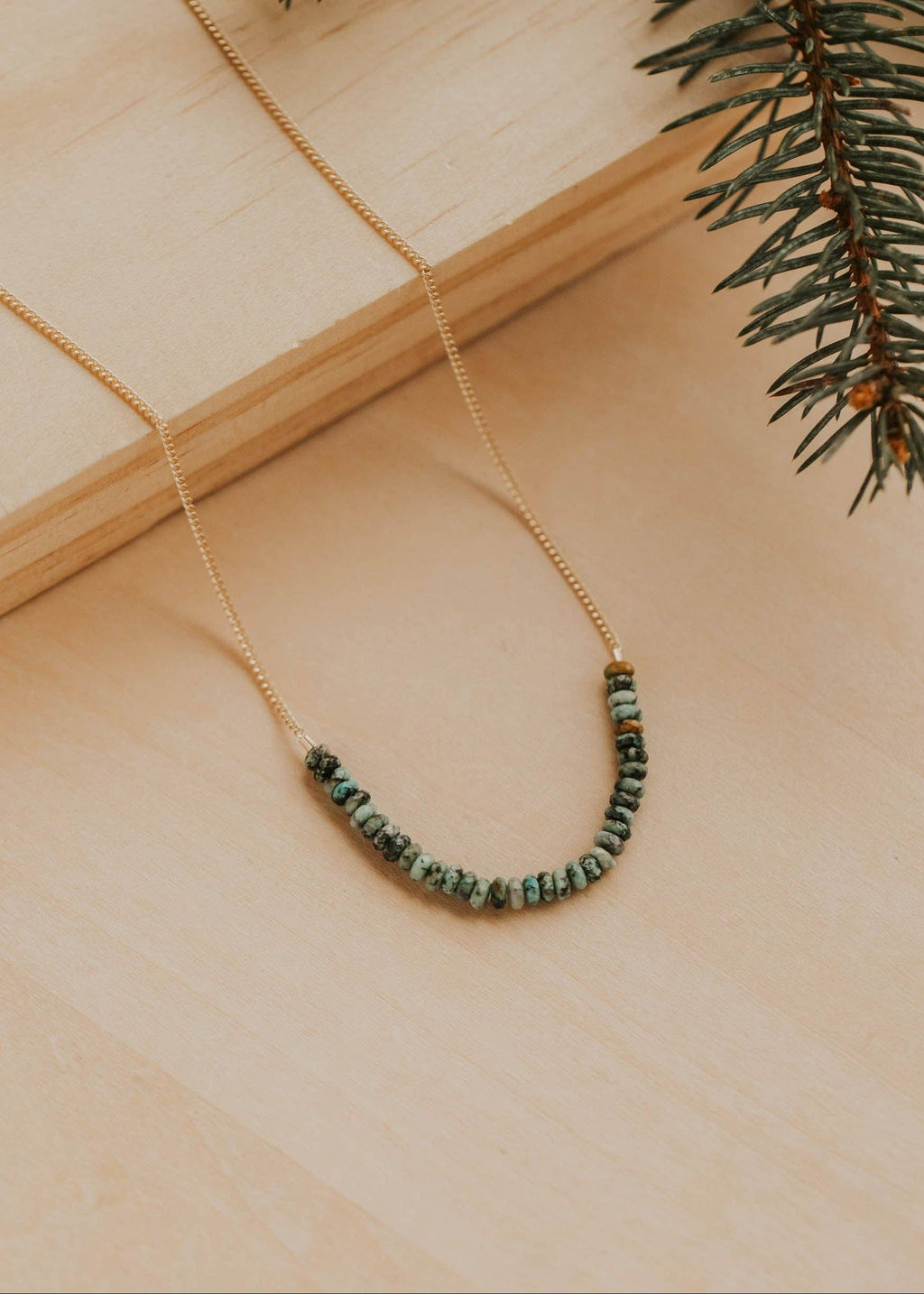 Cypress Arch Necklace | 14kt Gold Fill + Sterling Silver: 14kt Gold Fill | Hello Adorn