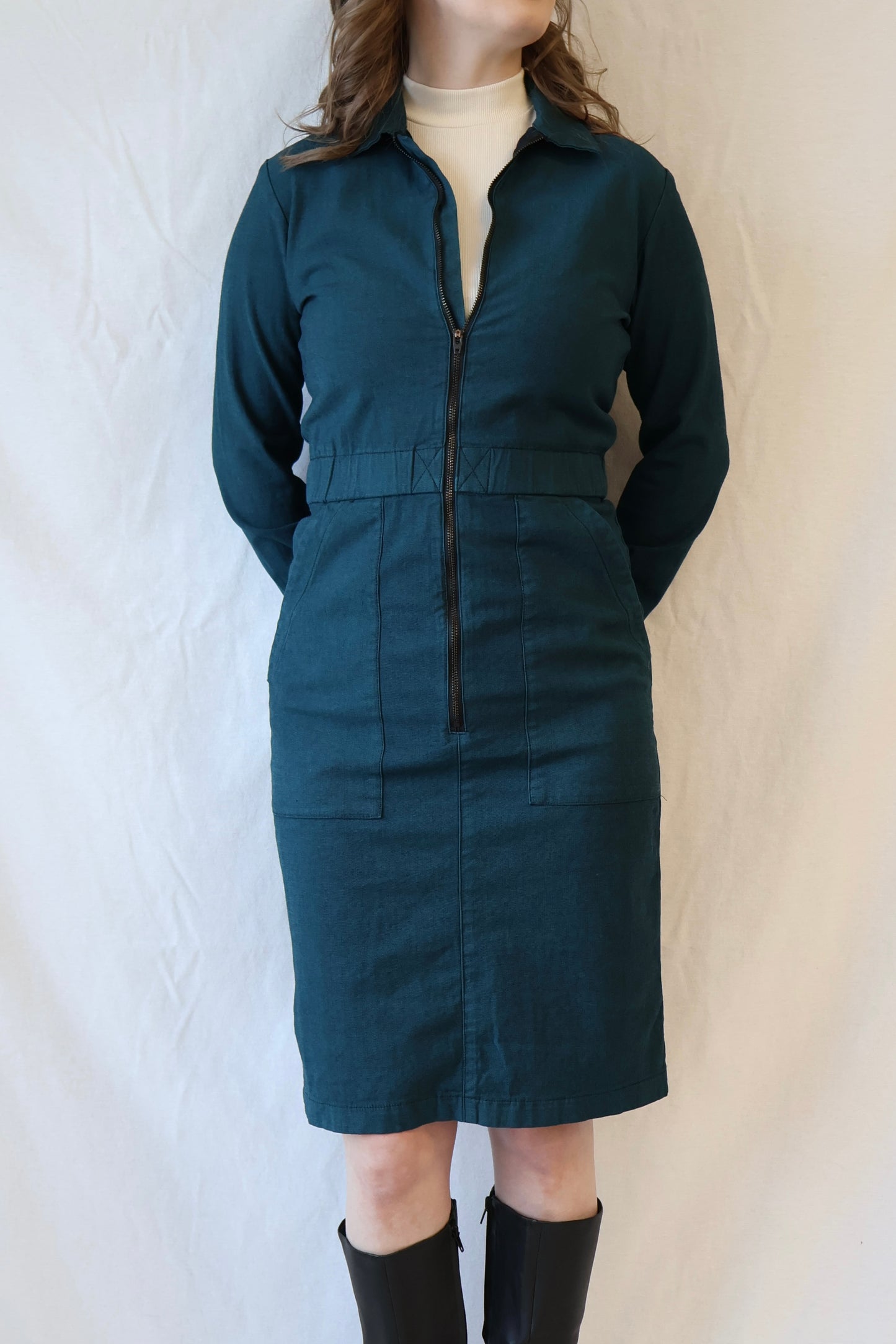 Boiler Dress | Peacock