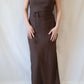 Serine Maxi Dress | Chocolate