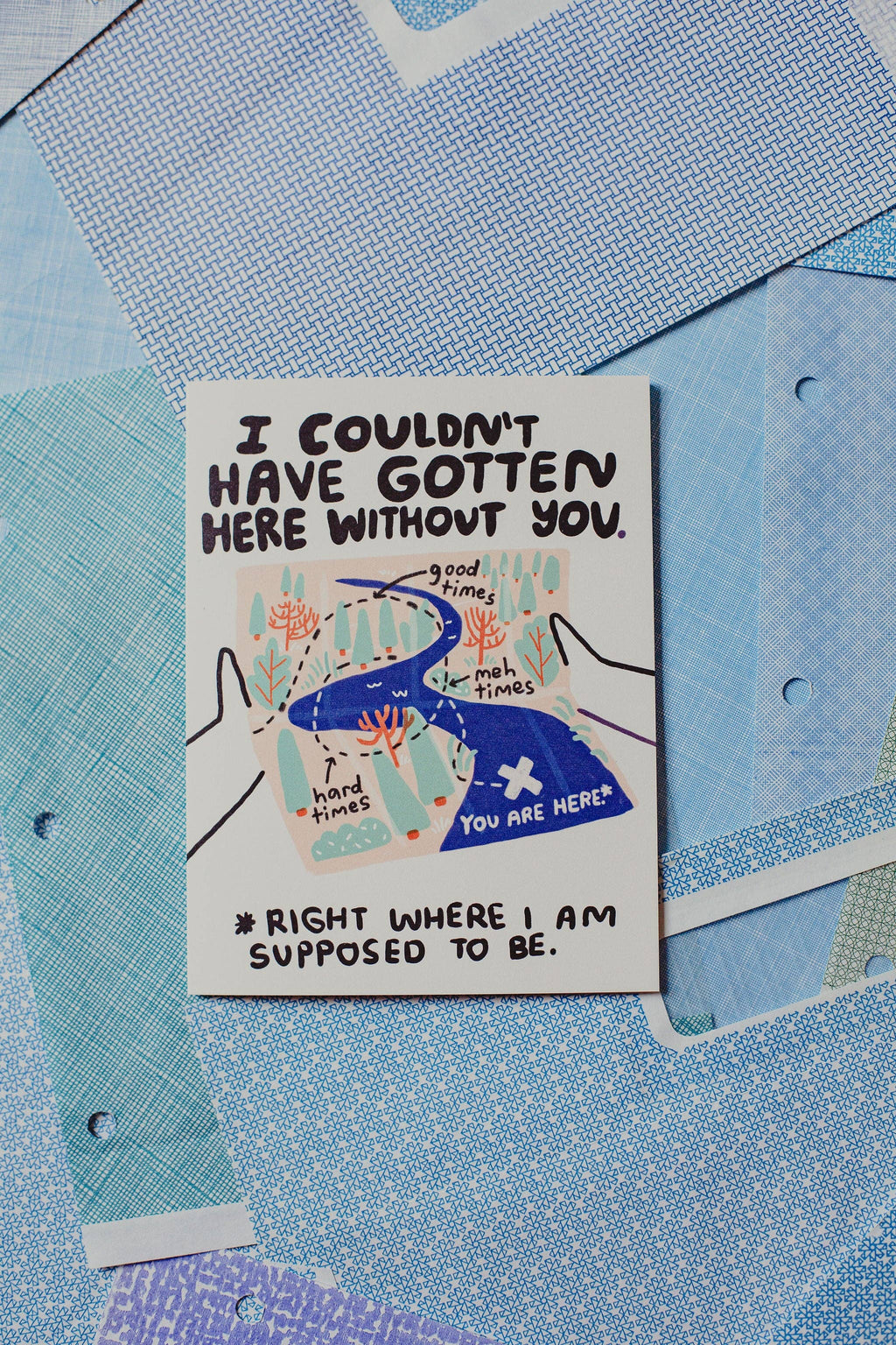 Gotten Here Card