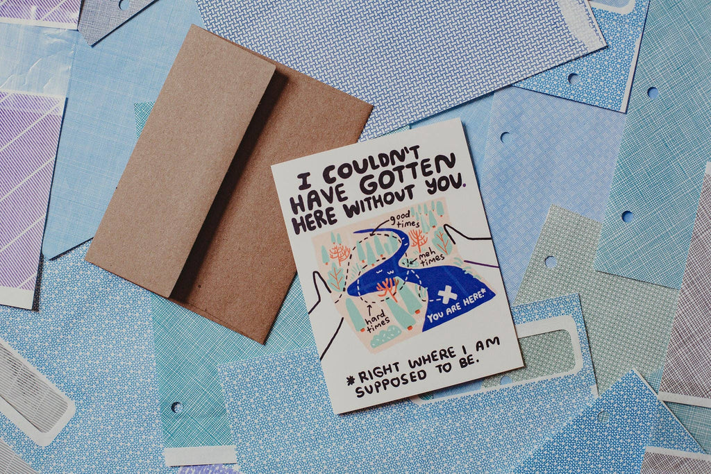 Gotten Here Card