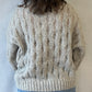 Wave Cable Sweater | Heather Grey