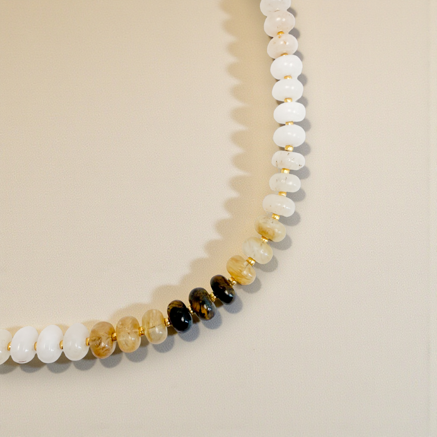 Canyon Bold Gemstone Beaded Necklace