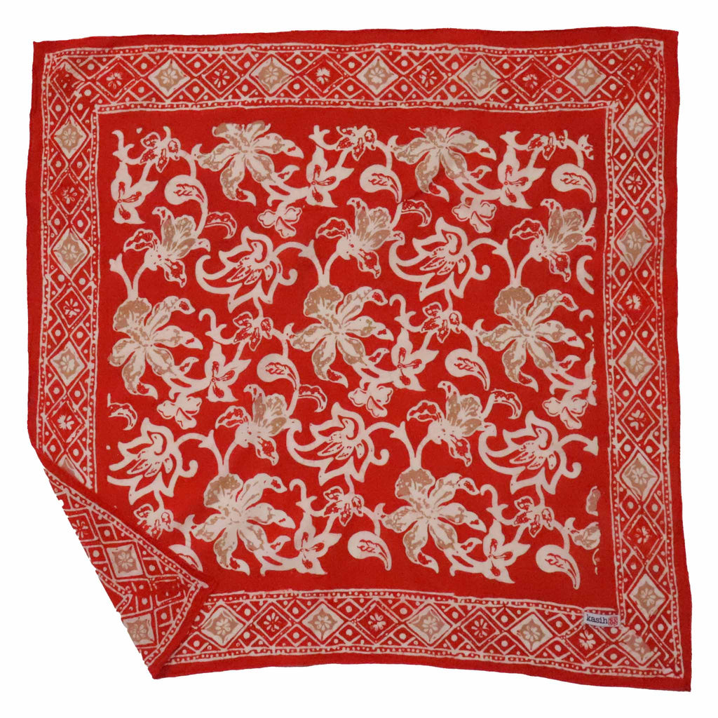 Batik Bandana | Fiery Flora