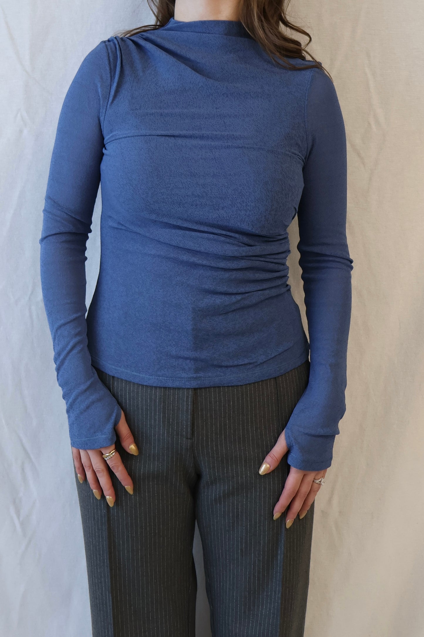 Winston Mesh Long Sleeve | Cerulean