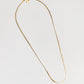 Thin Herringbone Chain | Gold