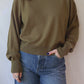 Ior Cashmere Blend Sweater | Olive