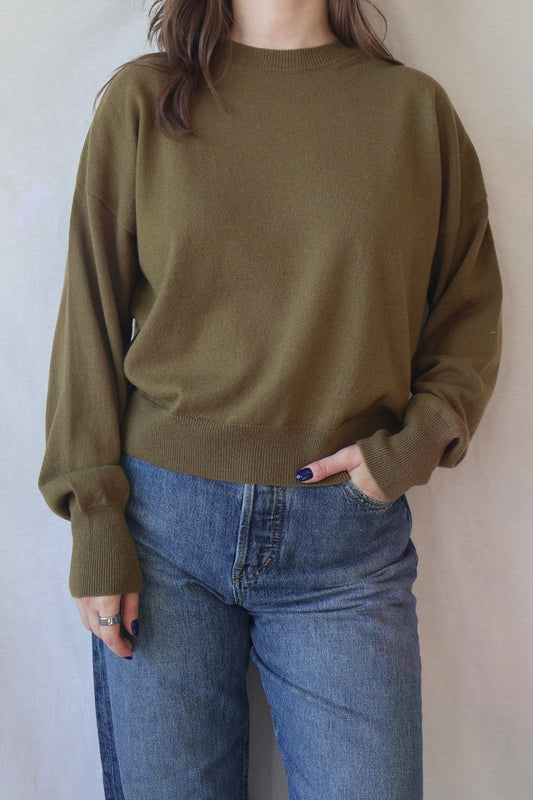 Ior Cashmere Blend Sweater | Olive