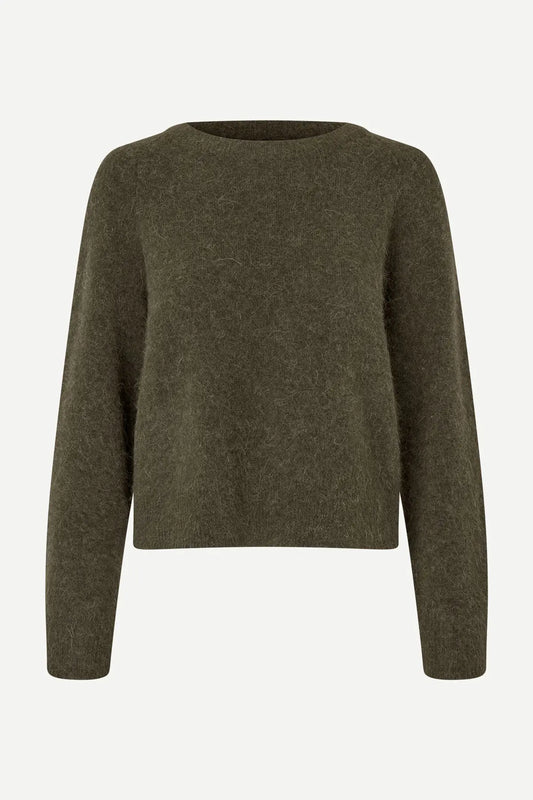 Nor Cropped Sweater | Deep Forest