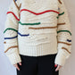Candela Macarame Sweater | Multicolor
