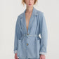Denim Blazer | Light Blue