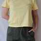 Cropped Ojai Tee | Shortbread