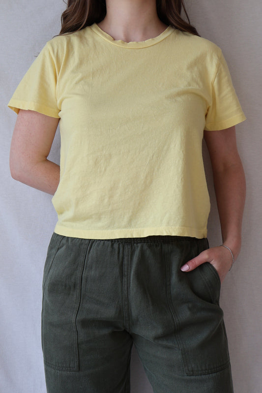 Cropped Ojai Tee | Shortbread