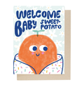 Sweet Potato Baby Card