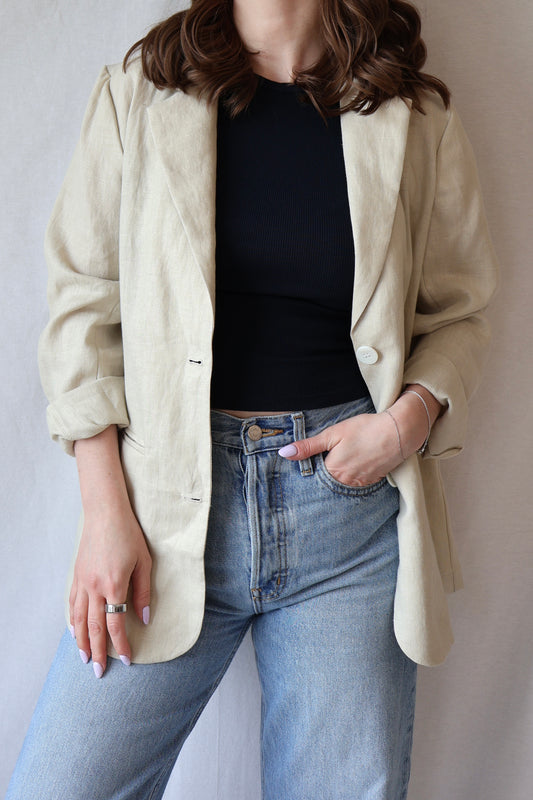 Parker Blazer | Oatmeal