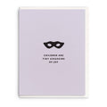 Tiny Assasins - Letterpress Baby Greeting Card