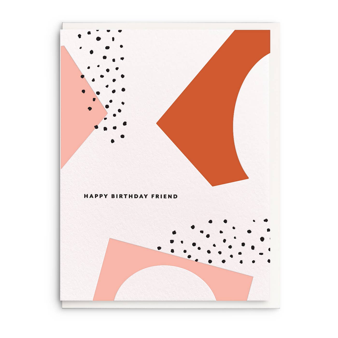 Birthday Friend - Letterpress Birthday Greeting Card