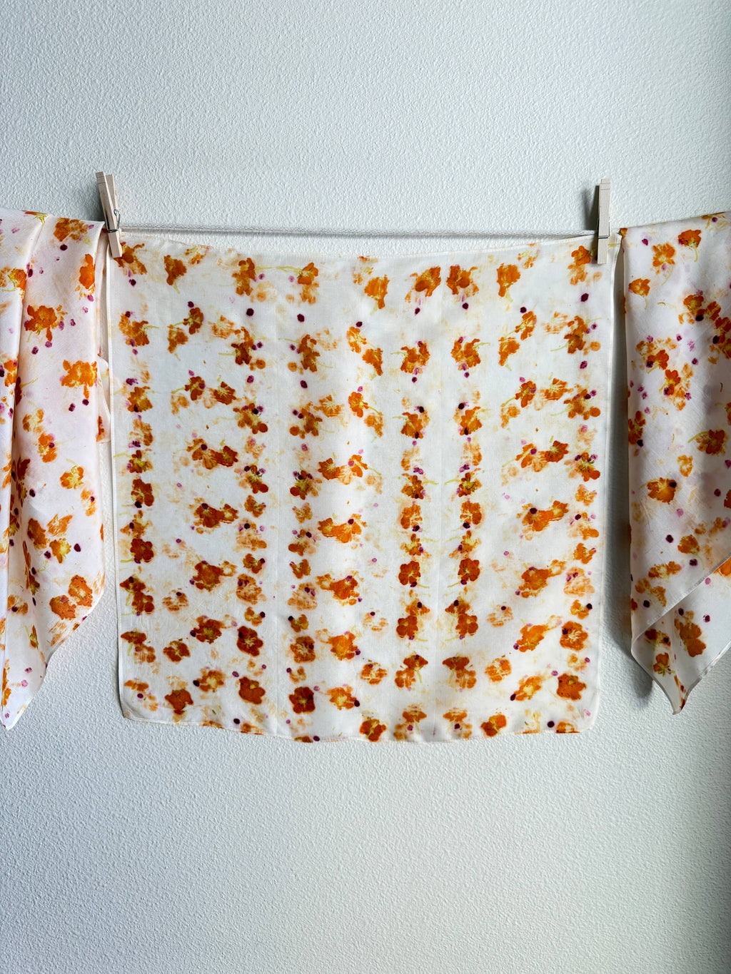 Naturally Dyed Silk Scarf - Cosmo Confetti