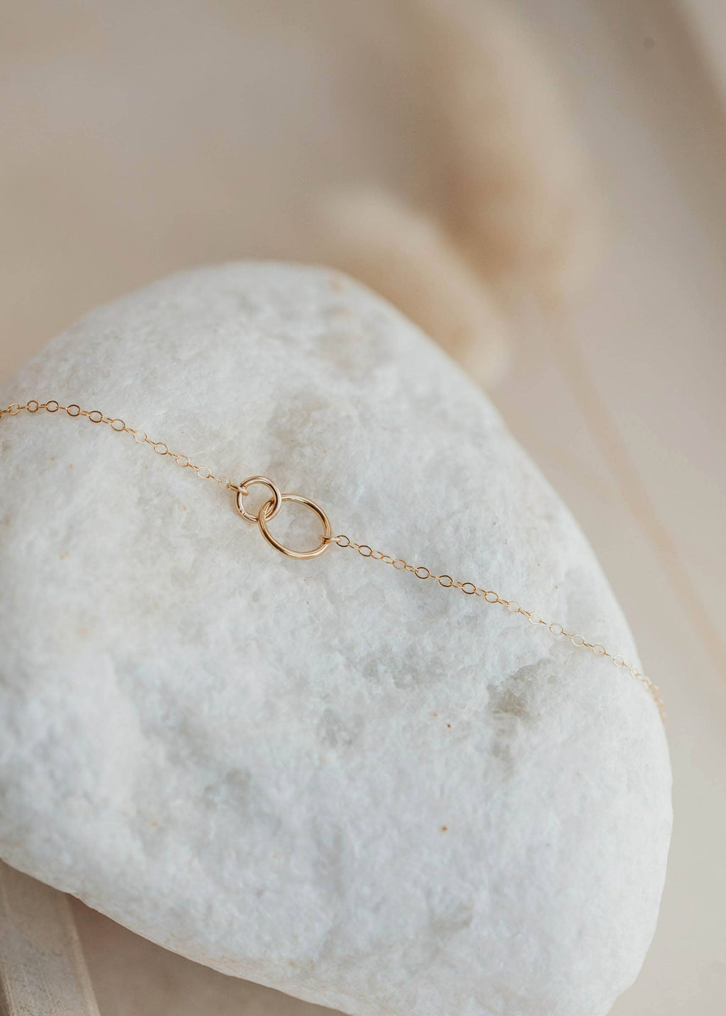 Tiny Links Necklace | / 14kt Gold Fill | Hello Adorn