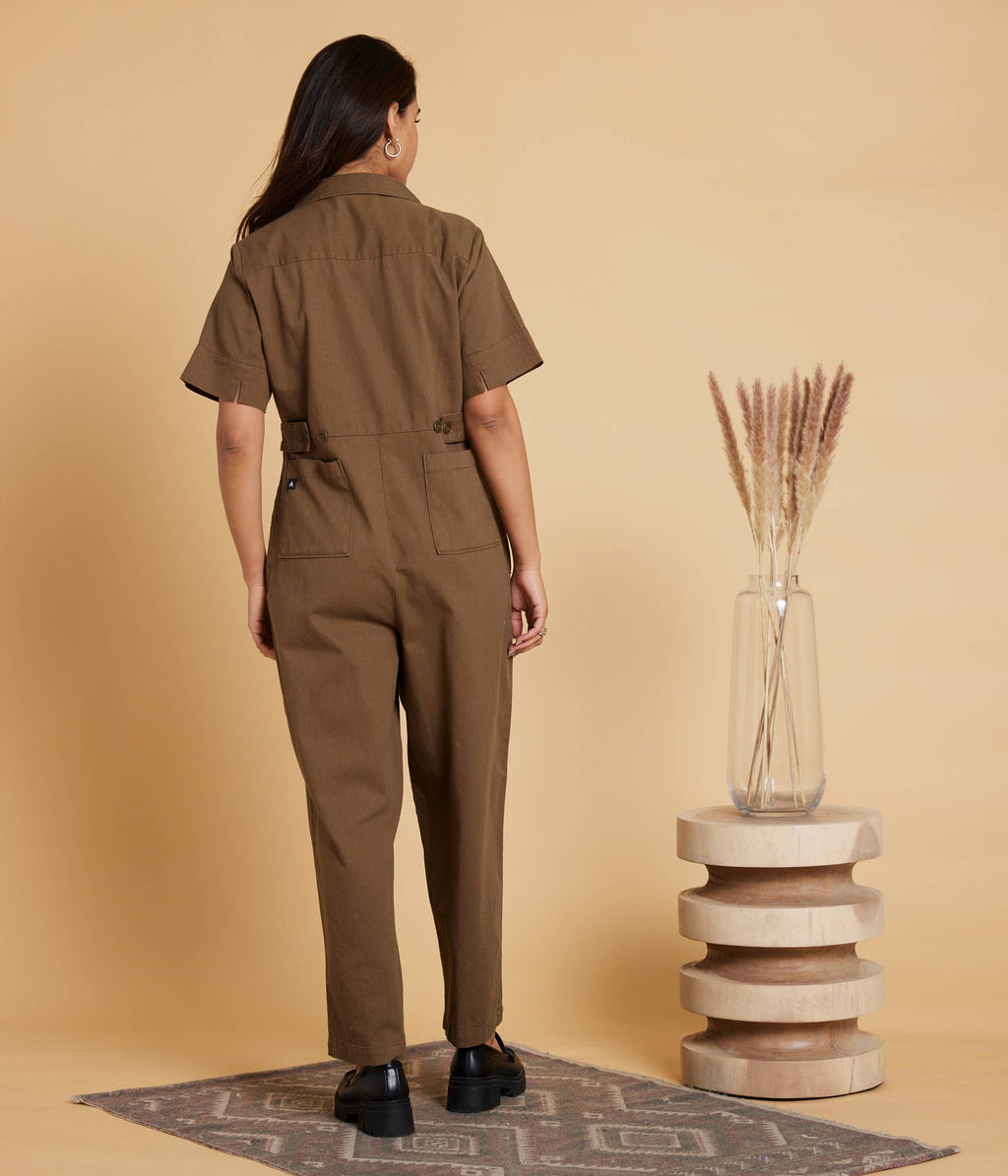 Gemini Jumpsuit | Teak