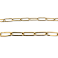 Paperclip Classic Gold Necklace Chain