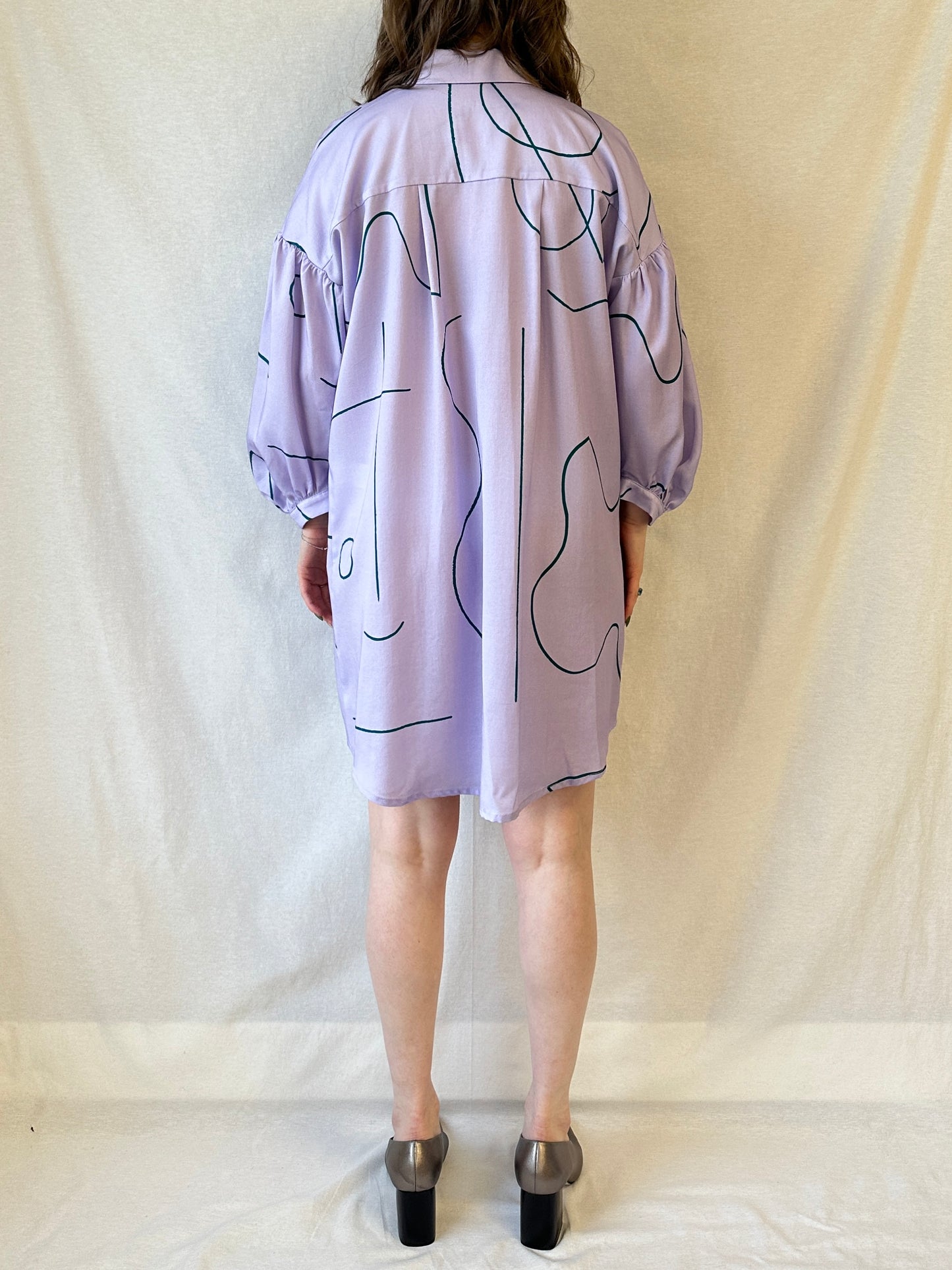 Belinda Shirt Dress | Lilac