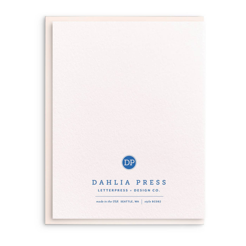 Birthday Croissant, Letterpress Birthday Greeting Card