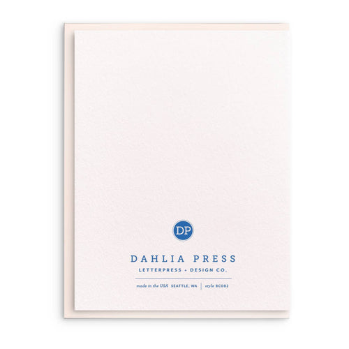 Birthday Croissant, Letterpress Birthday Greeting Card