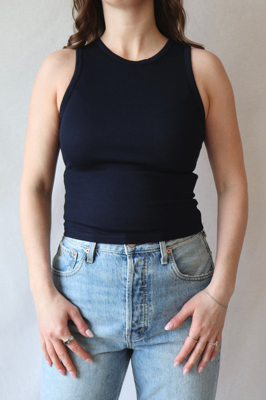 Gigi Tank | Navy