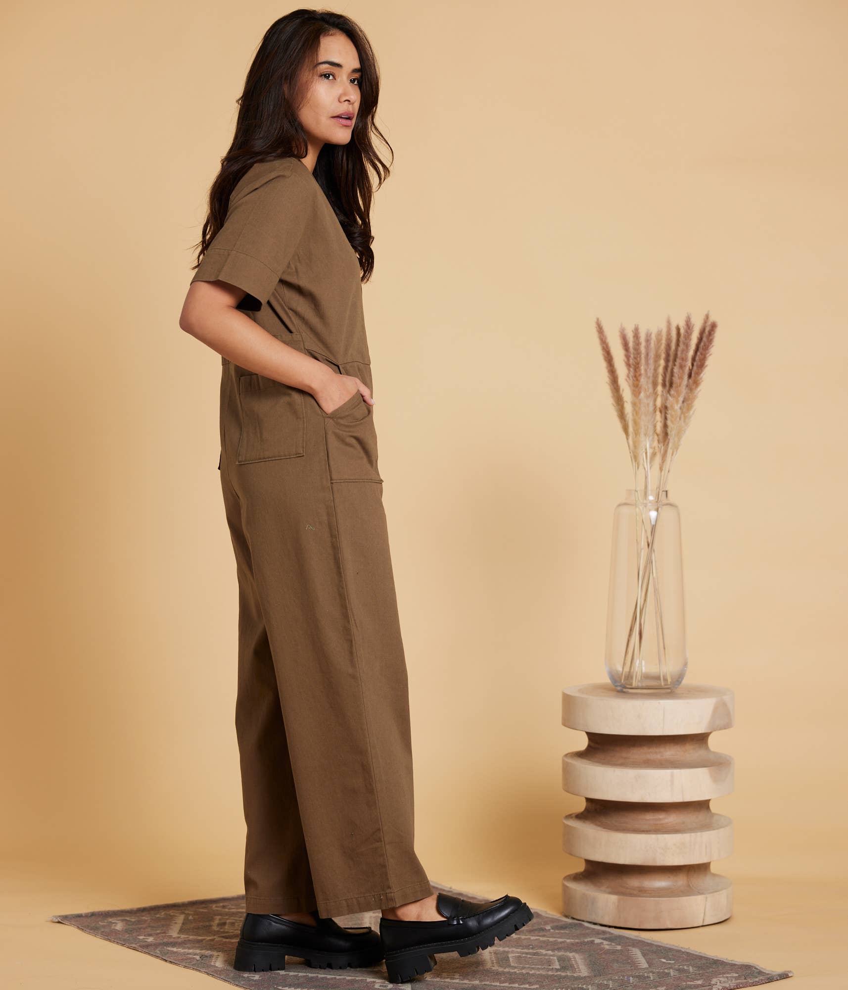 Gemini Jumpsuit | Teak