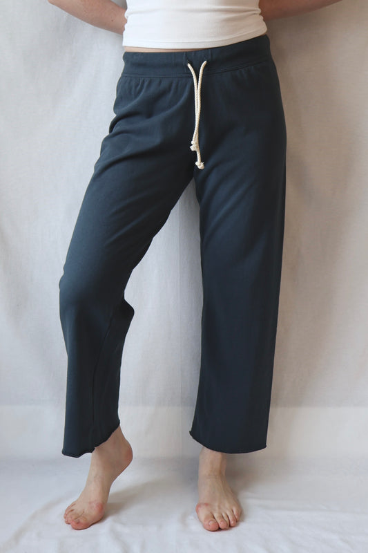 Jamaica Cropped Fleece Sweats | Night