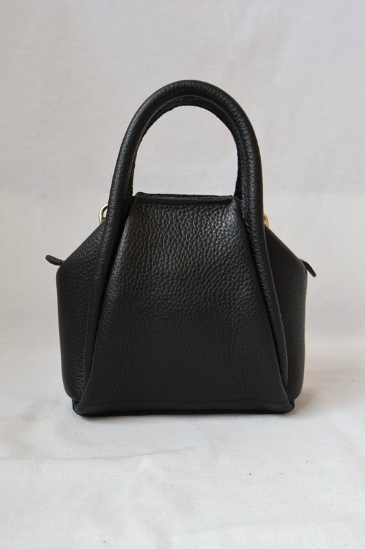 Mini Taya Top Handle Crossbody | Black