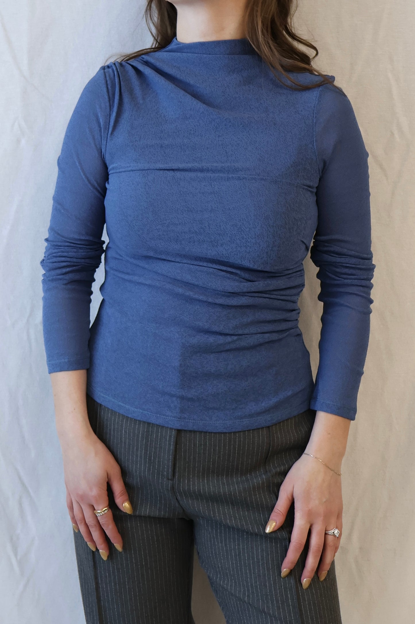 Winston Mesh Long Sleeve | Cerulean