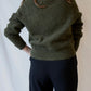 Nor Cropped Sweater | Deep Forest